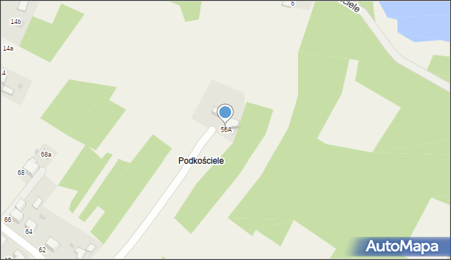 Jankowice, Wowry Pawła, 56A, mapa Jankowice