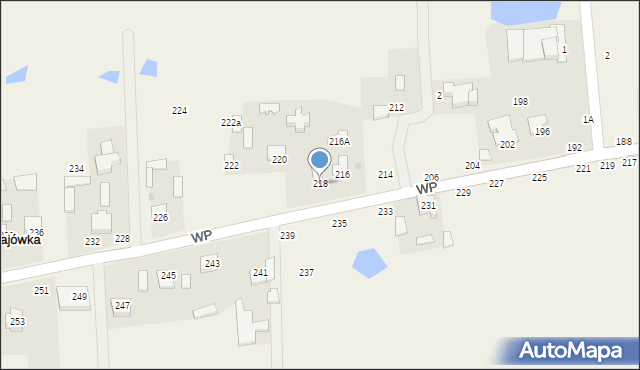 Janów-Mikołajówka, Wojska Polskiego, 218, mapa Janów-Mikołajówka