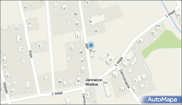 Janowice Wielkie, Wojska Polskiego, 2F, mapa Janowice Wielkie