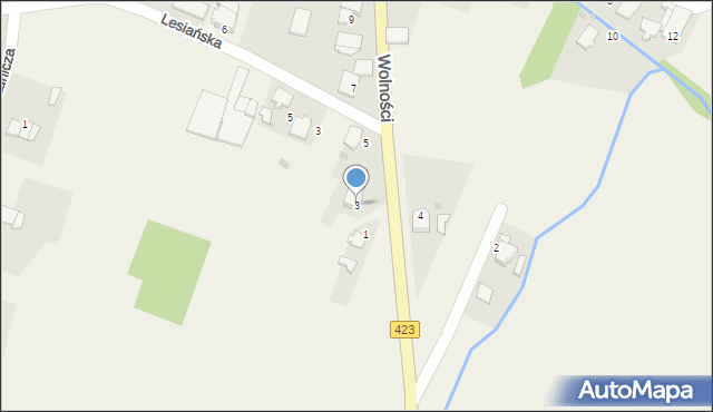 Januszkowice, Wolności, 3, mapa Januszkowice