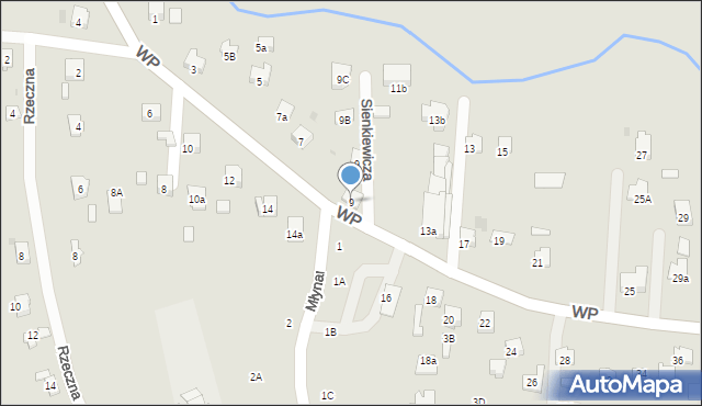 Jasło, Wojska Polskiego, 9, mapa Jasła