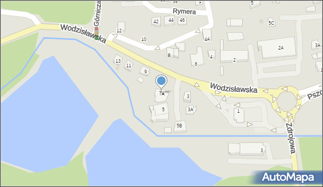 Jastrzębie-Zdrój, Wodzisławska, 7A, mapa Jastrzębie-Zdrój
