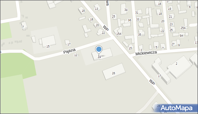 Jedwabne, Wojska Polskiego, 24, mapa Jedwabne