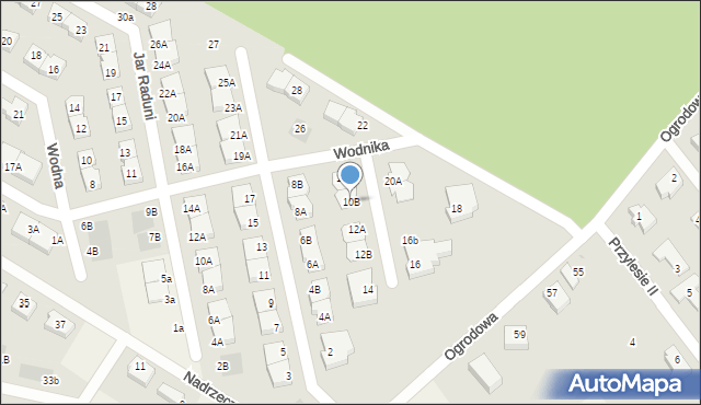 Juszkowo, Wodnika, 10B, mapa Juszkowo