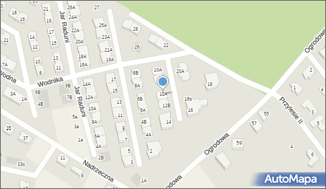 Juszkowo, Wodnika, 12A, mapa Juszkowo