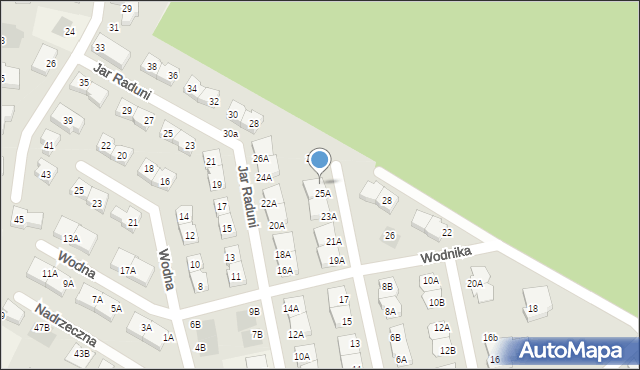 Juszkowo, Wodnika, 25B, mapa Juszkowo