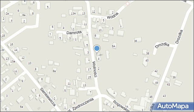 Kalety, Wolności, 6, mapa Kalety