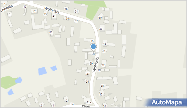 Karczewice, Wolności, 31, mapa Karczewice