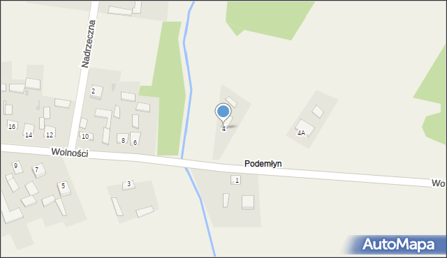 Karczewice, Wolności, 4, mapa Karczewice