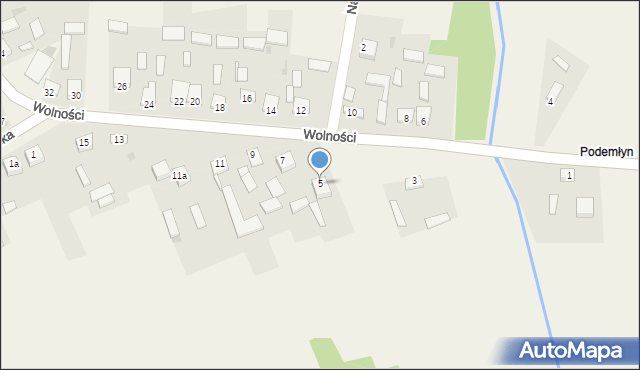 Karczewice, Wolności, 5, mapa Karczewice