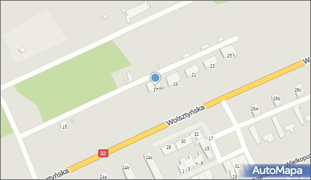 Kargowa, Wolsztyńska, 17, mapa Kargowa