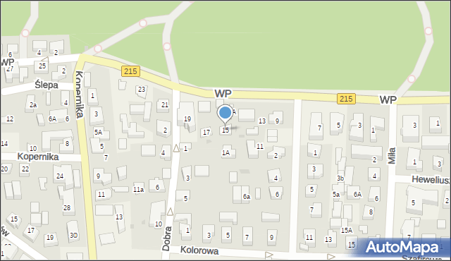 Karwia, Wojska Polskiego, 15, mapa Karwia