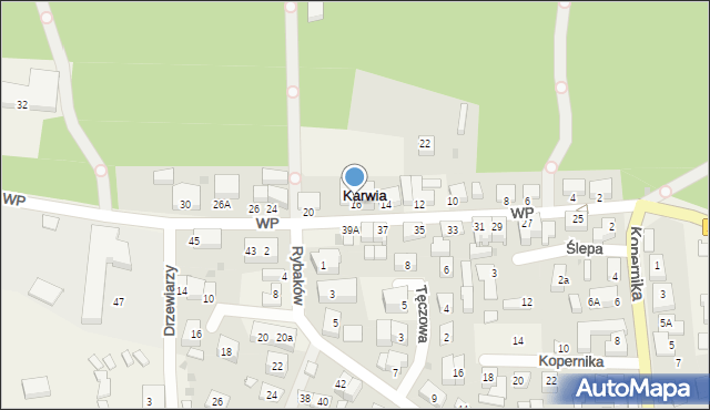 Karwia, Wojska Polskiego, 16, mapa Karwia