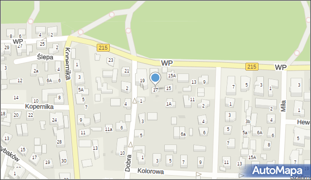 Karwia, Wojska Polskiego, 17, mapa Karwia