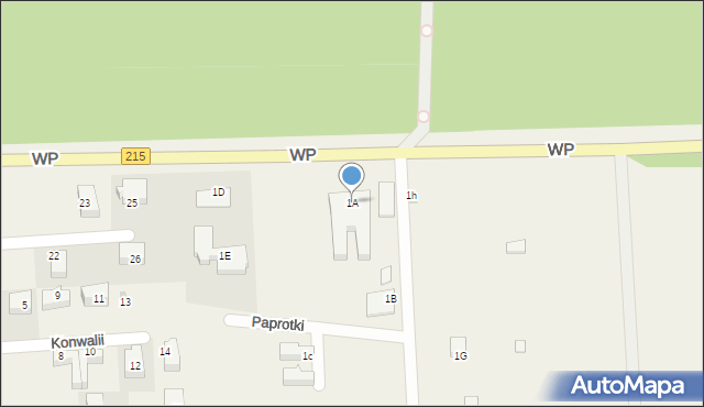 Karwia, Wojska Polskiego, 1A, mapa Karwia