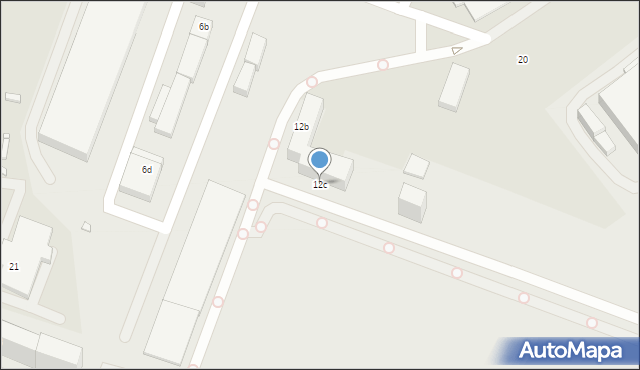 Katowice, Woźniaka Karola, ks. mjr., 12c, mapa Katowic