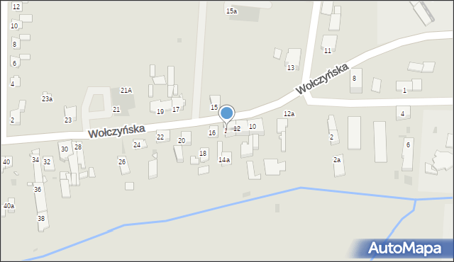 Kluczbork, Wołczyńska, 14, mapa Kluczbork