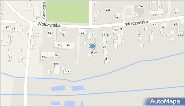 Kluczbork, Wołczyńska, 40a, mapa Kluczbork
