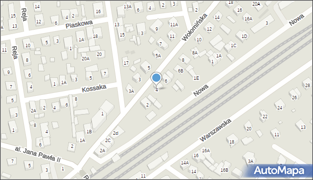 Kobyłka, Wołomińska, 4, mapa Kobyłka