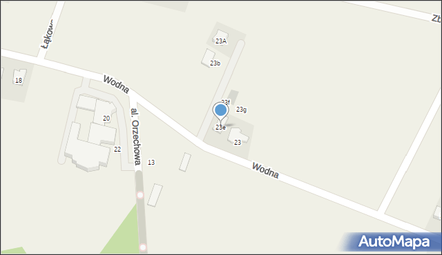 Kobylnica, Wodna, 23e, mapa Kobylnica