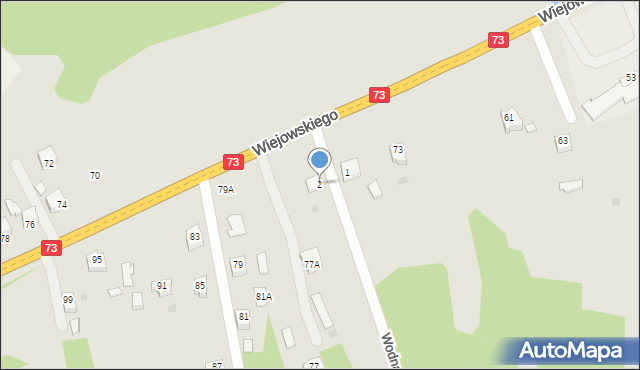 Kołaczyce, Wodna, 2, mapa Kołaczyce