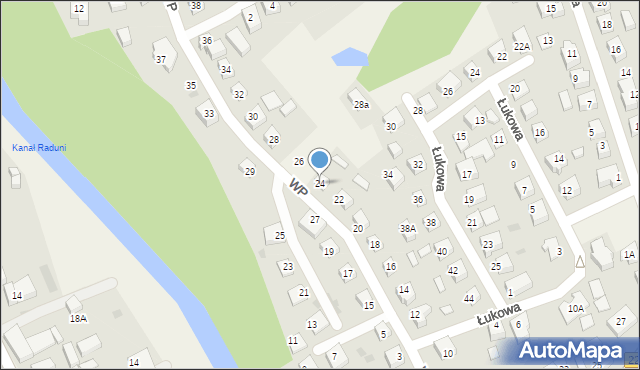 Kolbudy, Wojska Polskiego, 24, mapa Kolbudy