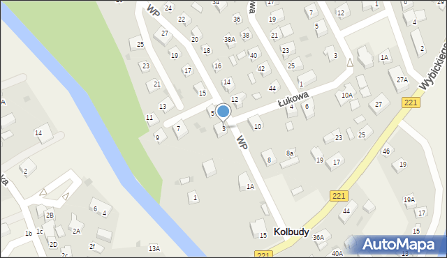 Kolbudy, Wojska Polskiego, 3, mapa Kolbudy