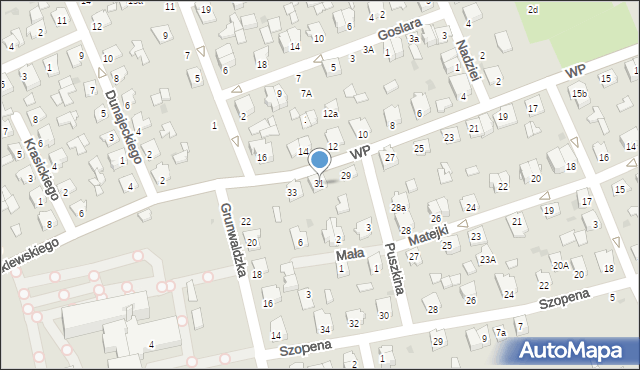 Kolbuszowa, Wojska Polskiego, 31, mapa Kolbuszowa