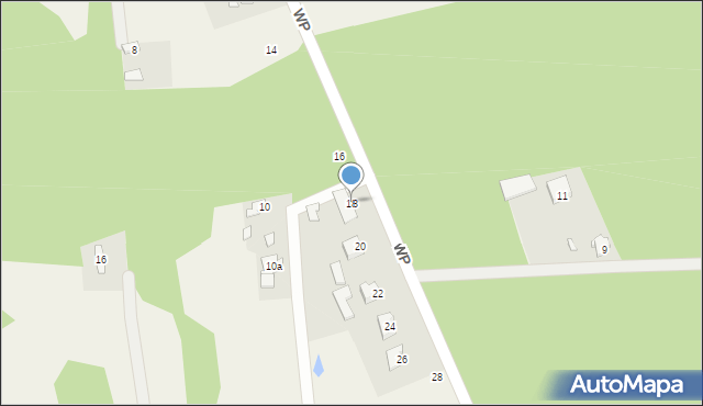 Kolonia Janów, Wojska Polskiego, 18, mapa Kolonia Janów