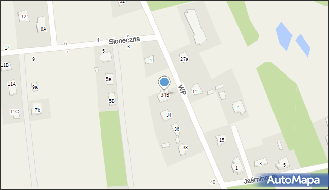 Kolonia Janów, Wojska Polskiego, 34B, mapa Kolonia Janów