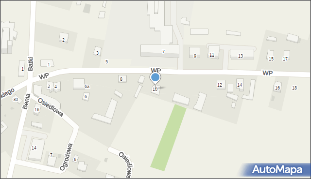 Komarówka Podlaska, Wojska Polskiego, 10, mapa Komarówka Podlaska