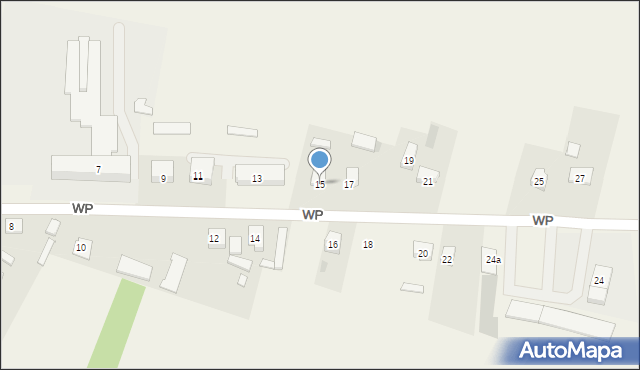 Komarówka Podlaska, Wojska Polskiego, 15, mapa Komarówka Podlaska