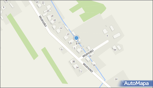 Kościelec, Wolności, 6, mapa Kościelec