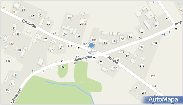 Koszyce Małe, Wolska, 171, mapa Koszyce Małe