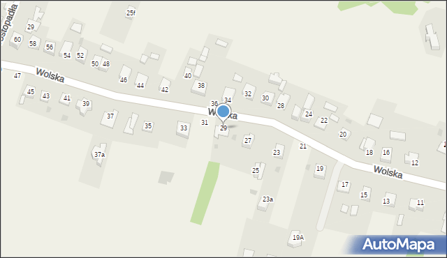 Koszyce Małe, Wolska, 29, mapa Koszyce Małe