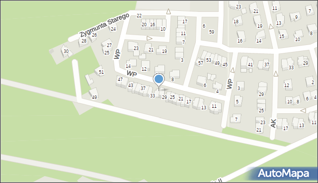 Kozienice, Wojska Polskiego, 31, mapa Kozienice