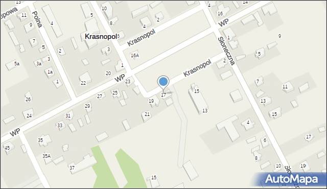 Krasnopol, Wojska Polskiego, 17, mapa Krasnopol