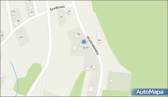 Krostoszowice, Wodzisławska, 25, mapa Krostoszowice