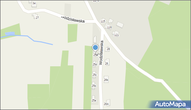 Krostoszowice, Wodzisławska, 25e, mapa Krostoszowice