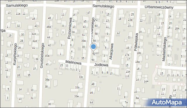 Krotoszyn, Wojciechowskiego, 52, mapa Krotoszyna