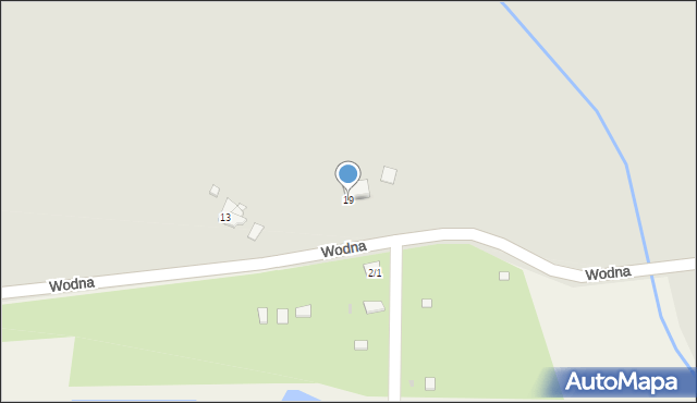 Kutno, Wodna, 19, mapa Kutno