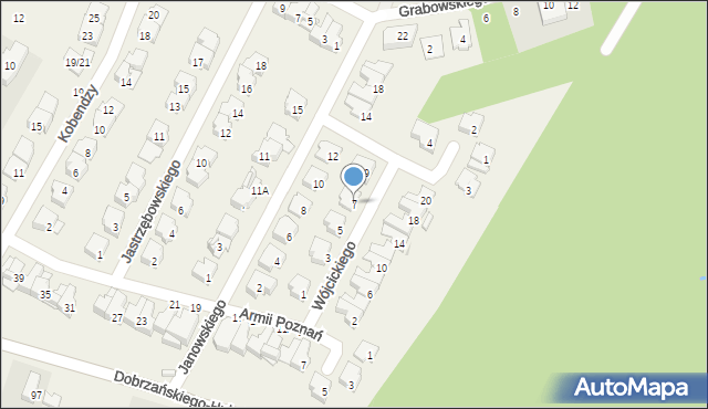Latchorzew, Wójcickiego Kazimierza, 7, mapa Latchorzew