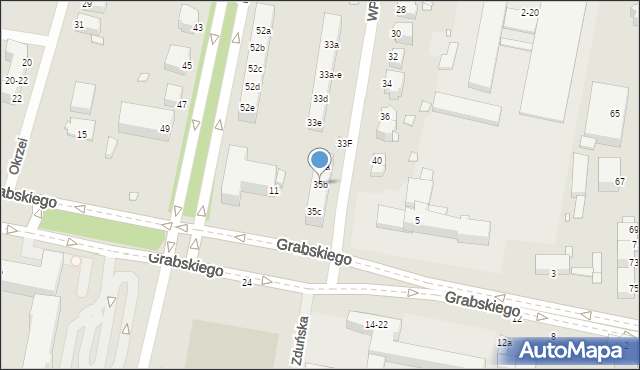 Legnica, Wojska Polskiego, 35b, mapa Legnicy