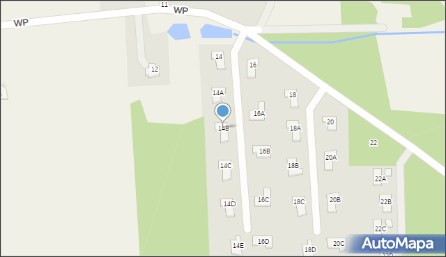 Lesznowola, Wojska Polskiego, 14B, mapa Lesznowola