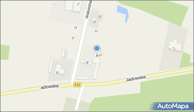 Lipka, Wołomińska, 26, mapa Lipka