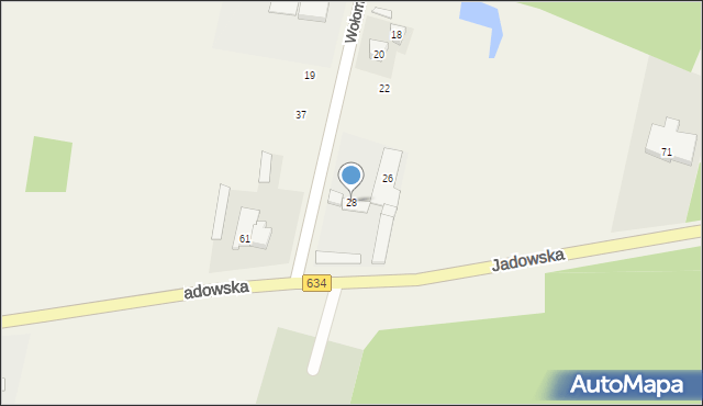 Lipka, Wołomińska, 28, mapa Lipka