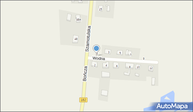 Lubasz, Wodna, 1, mapa Lubasz