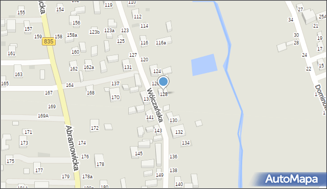 Lublin, Wólczańska, 128, mapa Lublina