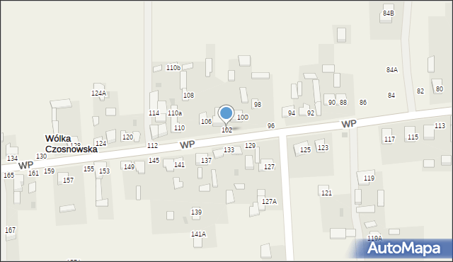 Małocice, Wojska Polskiego, 102, mapa Małocice