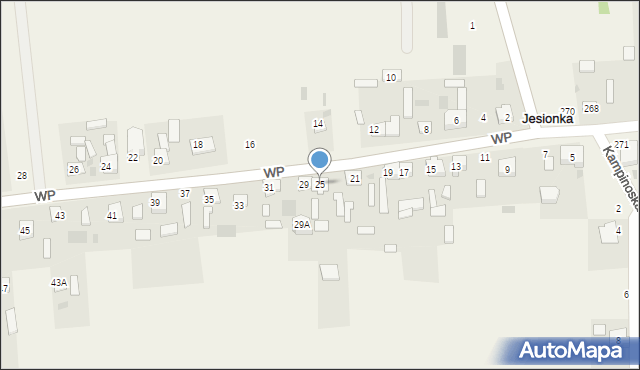 Małocice, Wojska Polskiego, 25, mapa Małocice